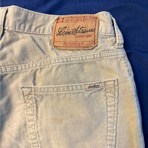 Signature by Levi Strauss Cream Corduroy Pants